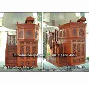 mimbar masjid mewah model timur tengah