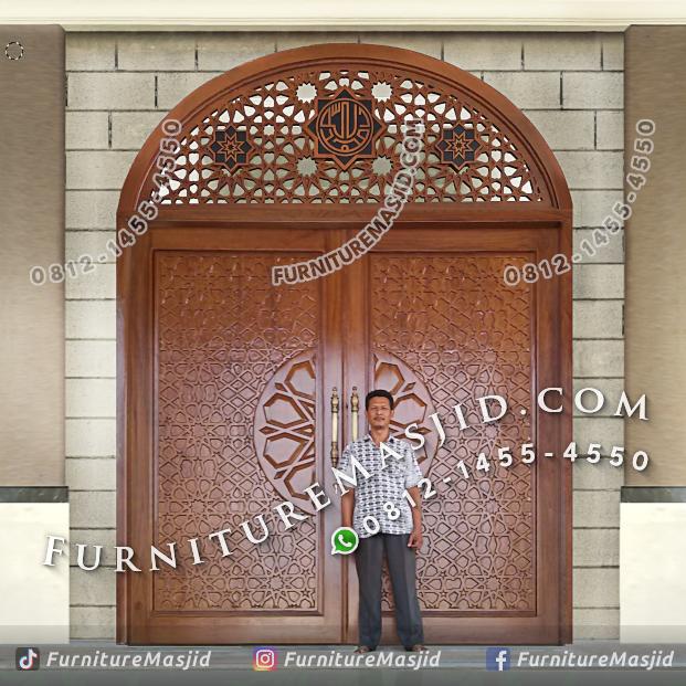 Kusen Pintu Masjid Jati Minimalis Modern