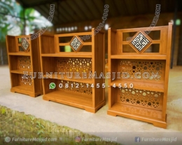 Rak AlQuran Minimalis Kayu Jati Jepara