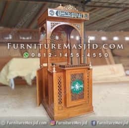 Mimbar Masjid Minimalis Pintu Samping