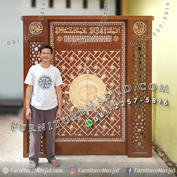 Model Pintu Masjid Nabawi Jati Jepara